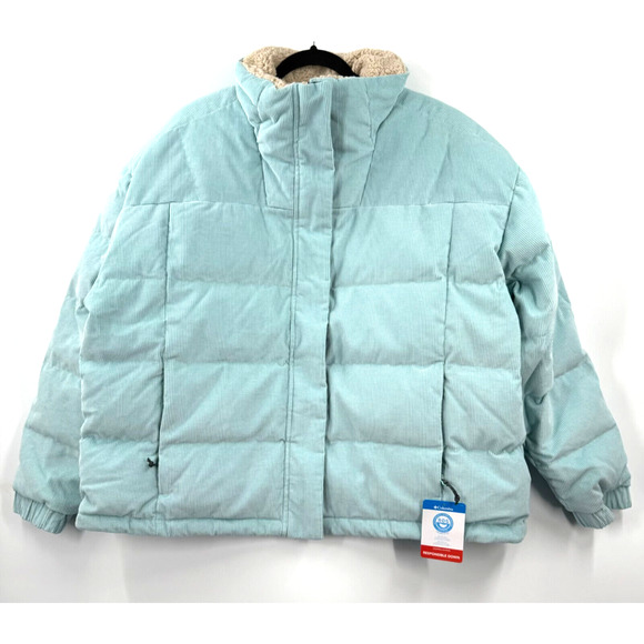 Columbia‎ Women's Ruby Falls Down Jacket Sz XXL AQUA HAZE Puffer New with Tags - Picture 1 of 11